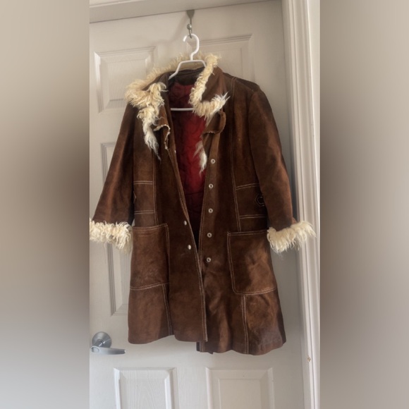 Vintage VANY by Arcelus New York suede leather -Penny Lane coat - Picture 2 of 14